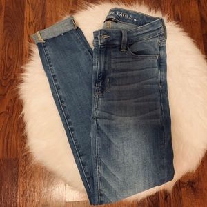 american eagle plain jeans